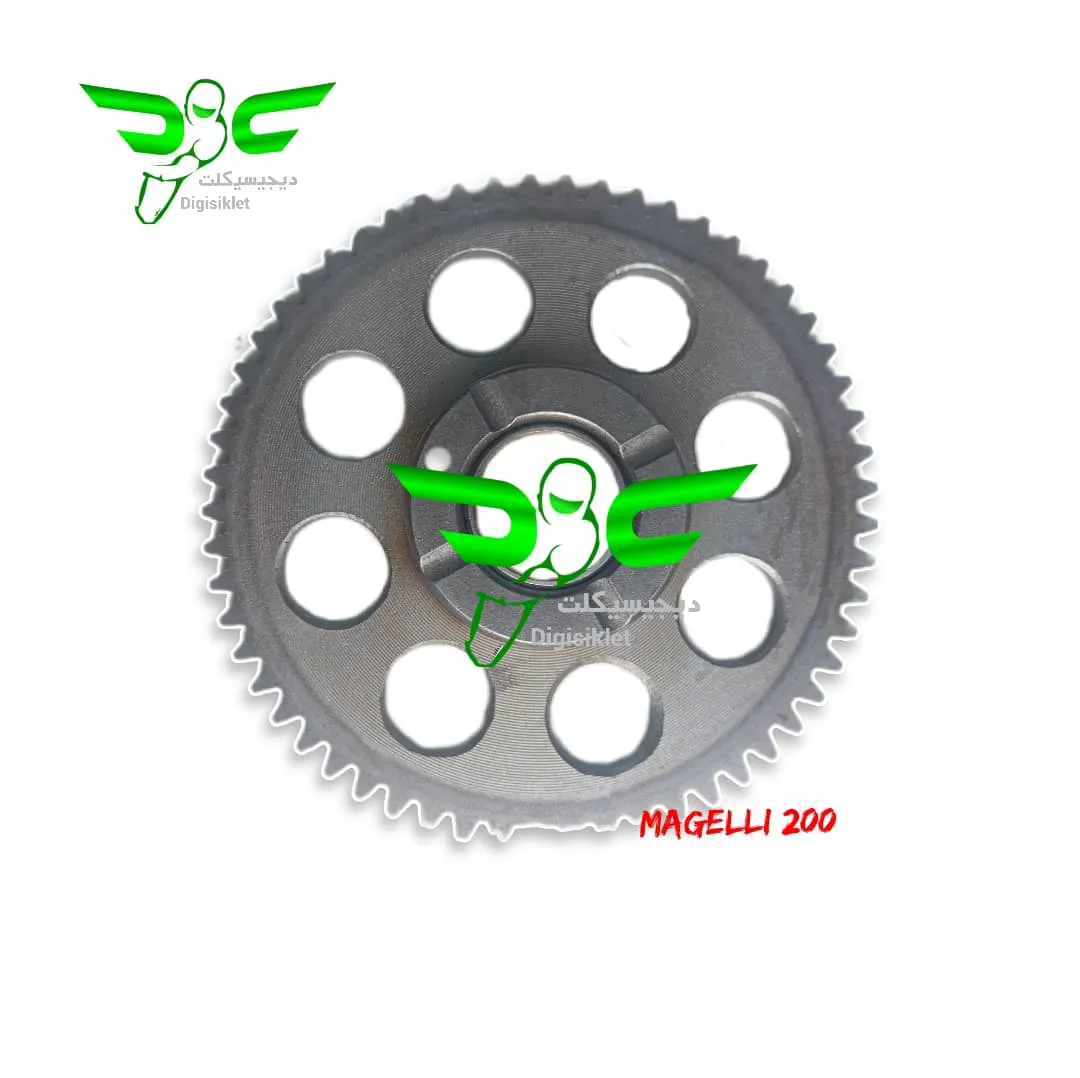 دنده بزرگ پشت فلایول موتور مگلی 200