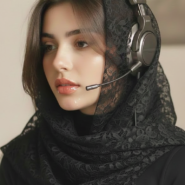 خانم منشی دفتر